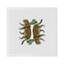 Serviette de table en satin de coton Leopard