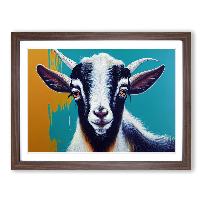 Goat in Colour Vol.2 - Framed Print