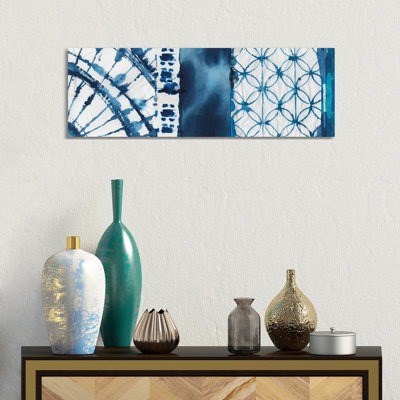 Shibori Patchwork II by Aimee Wilson - Wrapped Canvas Panoramic Painting