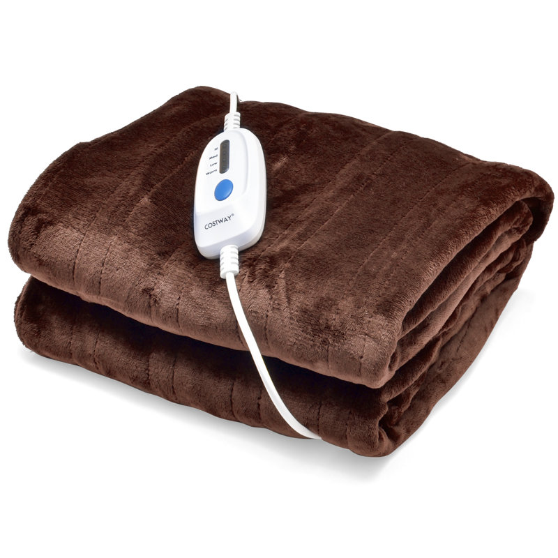 Ingomar Heated Blanket, 150 x 200 Cm, Dark Brown