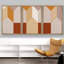 «Geometric Line», 3 pièces, cadre flottant, impression sur toile-79731346-79731348