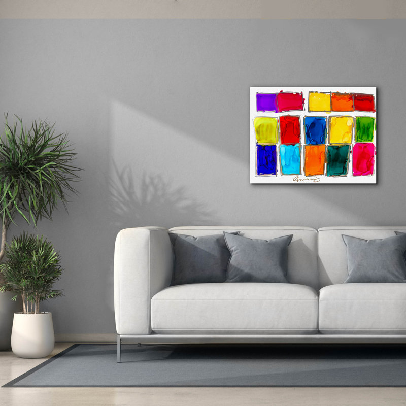 Art mural sur toile Ebern Designs, H 26 po x l 34 po x P 1,5 po