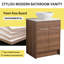 47.26'' Single Bathroom Vanity with Ceramic Top