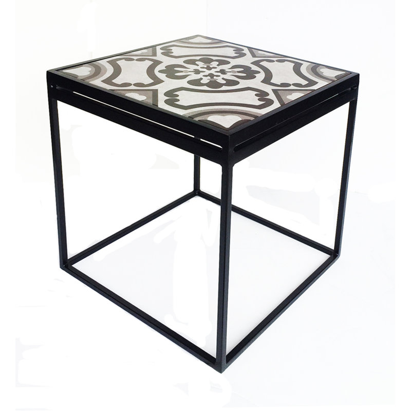 Whitlatch Square Metal Outdoor Side Table , 16.75'' in. W 16.75'' in. D