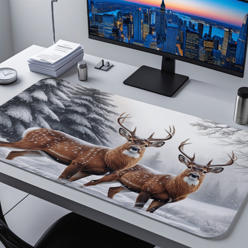 Polyester Desk Pad, 31.5x15.5