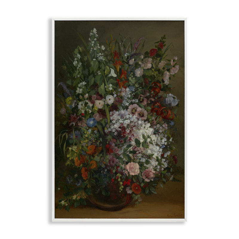 Art classique, estampe numérique encadrée par one1000paintings, Giclée encadrée blanc bord de mer, H 30 po x l 20 po