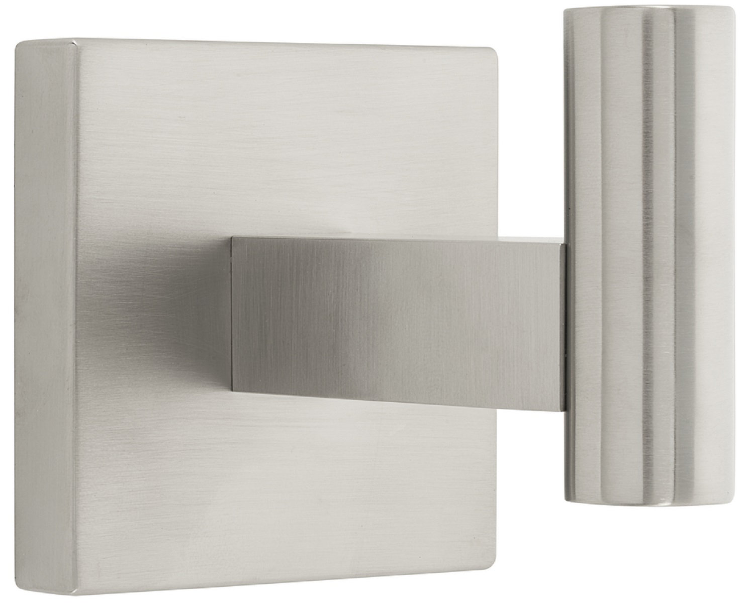 Hibiscus Robe Hook, Brushed Nickel