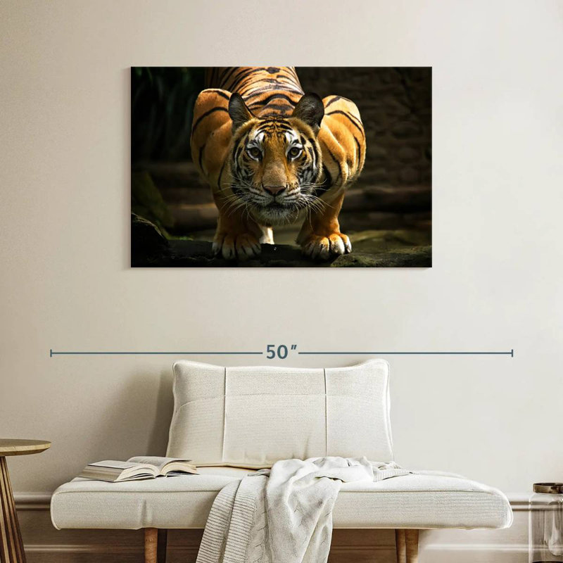 Brampt Fearless Tiger, 26" H x 39" W