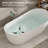 CASAINC 55"x 27.56" Freestanding Solid Surface Soaking Bathtub