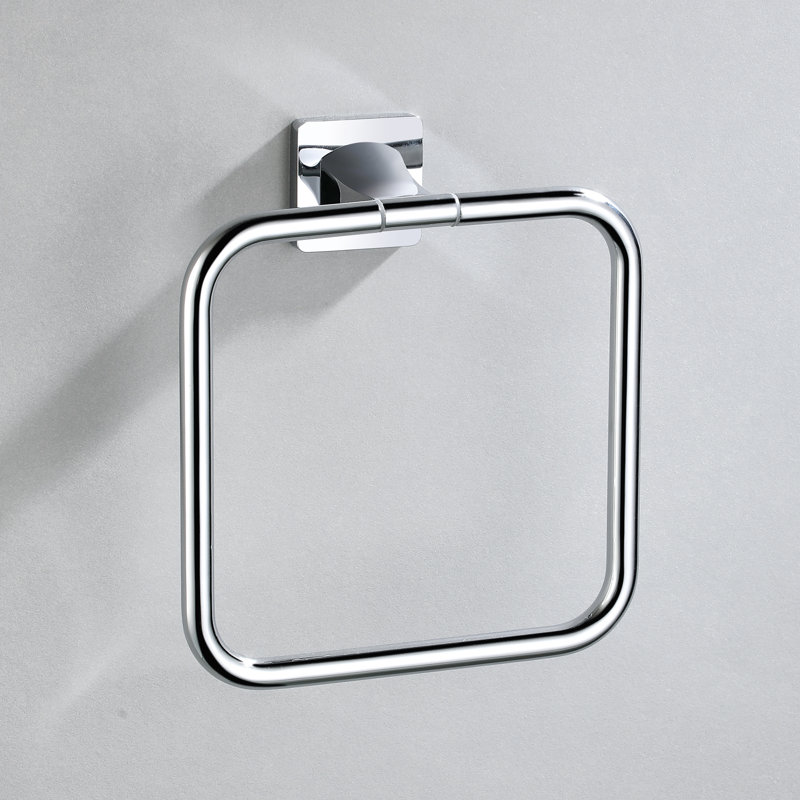 Porte-serviette mural, Chrome poli
