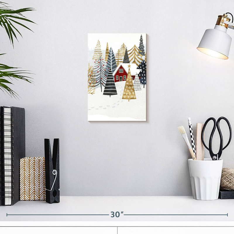 Lelend Christmas Chalet I, H 12 po x l 8 po