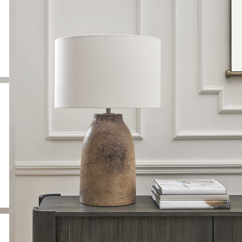 Uttermost Harris Mottled Brown Table Lamp