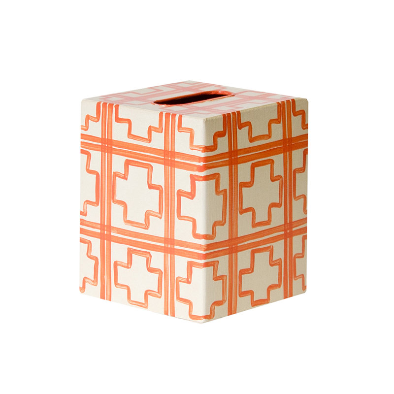 Tissue Box Cover, Orange