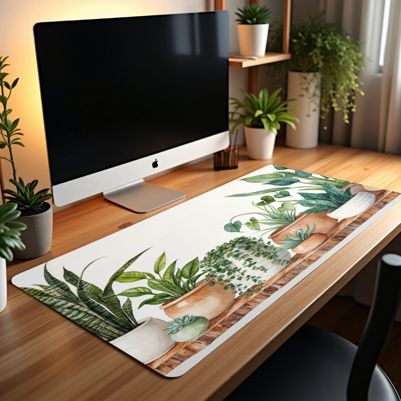 Polyester Desk Pad, 31.5x15.5