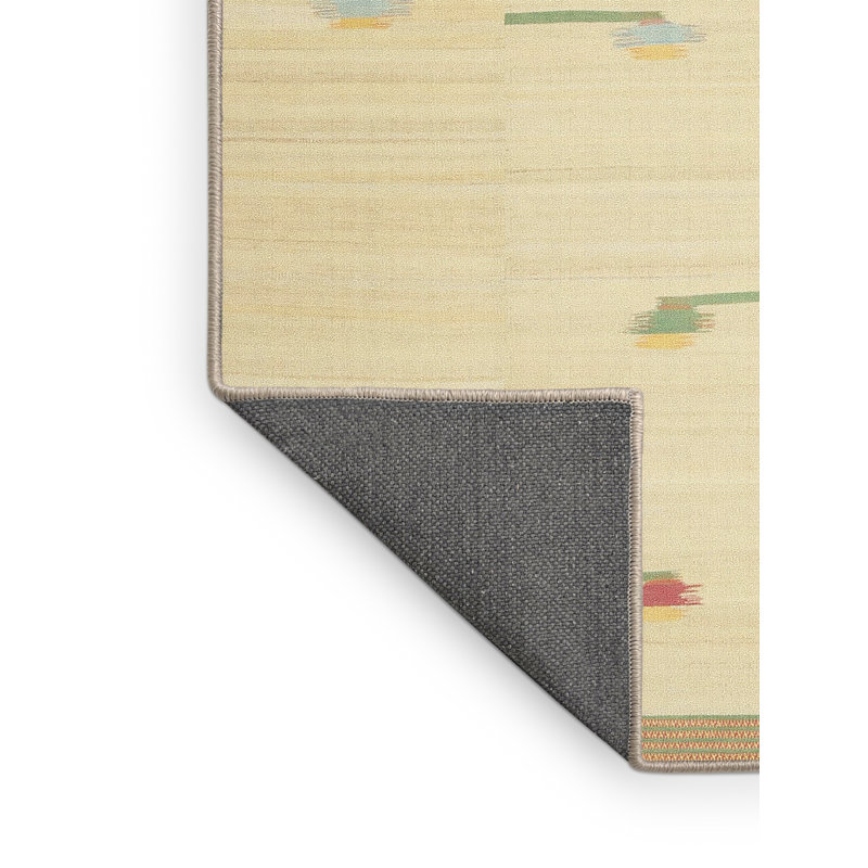 Surface beige contemporaine tapis, Rectangle 5 pi x 7 pi