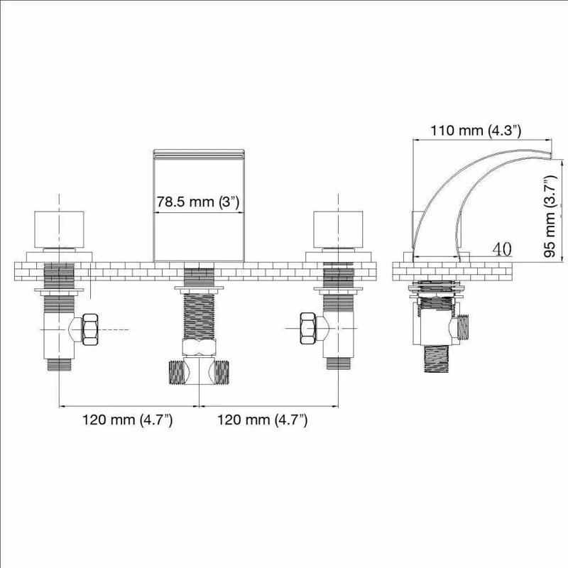 Mounting / Installation Required Bathroom Faucet