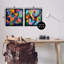 «Eye Catching Abstract Shapes», ensemble de 2 toiles flottantes encadrées par Lazar Studio-1789795853-1789795852