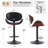 Swivel Adjustable Height Bar Stools Pu Leather Counter Stools With Bentwood Back For Bar, Kitchen And Dining Room-344063399-344969820