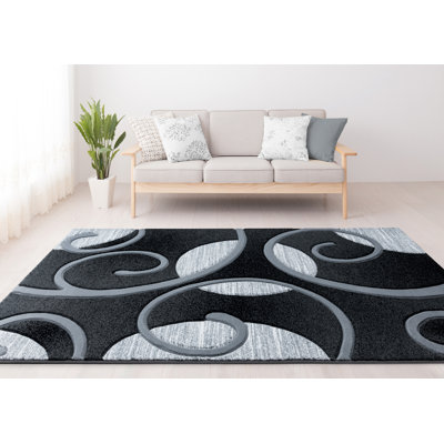 Zabala Synthetic Paisley Indoor Rug