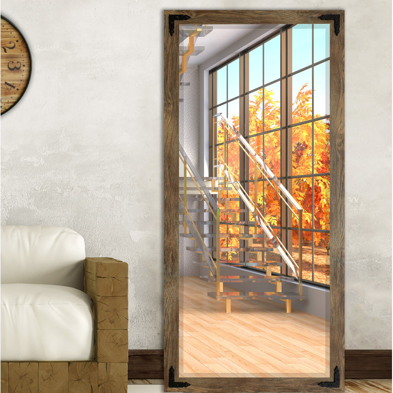 Miroir pleine grandeur biseauté, H 71 po x l 31 po