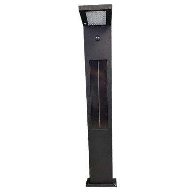 Skarro Commercial Serie 39” Tall Outdoor LED Solar Pathway Light Dusk to Dawn Motion Sensor 2700K