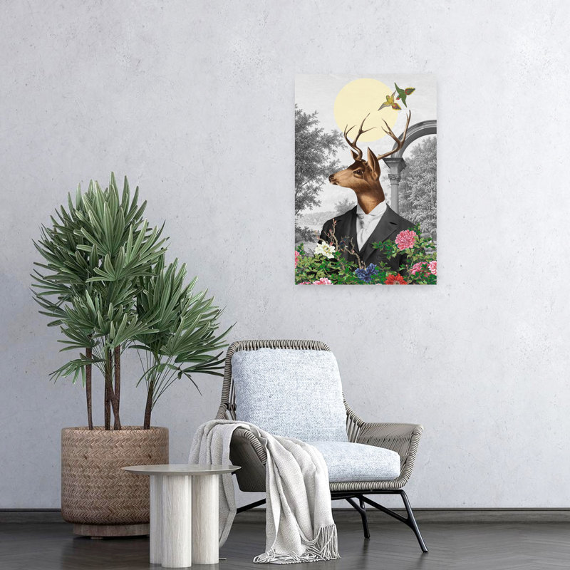 Art contemporain sur toile, H 24 po x l 16 po