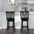 Asharn Swivel Upholstered Counter Stool, Black-1028833715-1050527328