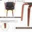 Ensemble de 2 chaises de salle à manger pivotantes Mid-Century-808257490-808257481