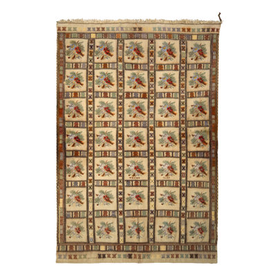 One-of-a-Kind 5'4" x 8' Hand Knotted Area Rug