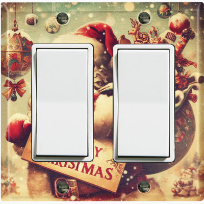 Merry Christmas Santa Claus Presents Nature Thema