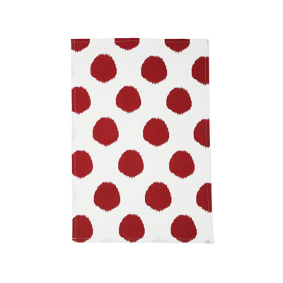 Ruby Dot Printed Kitchen Towel
