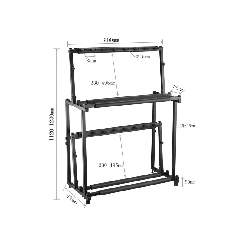 128cm H x 90cm W CPU Holder