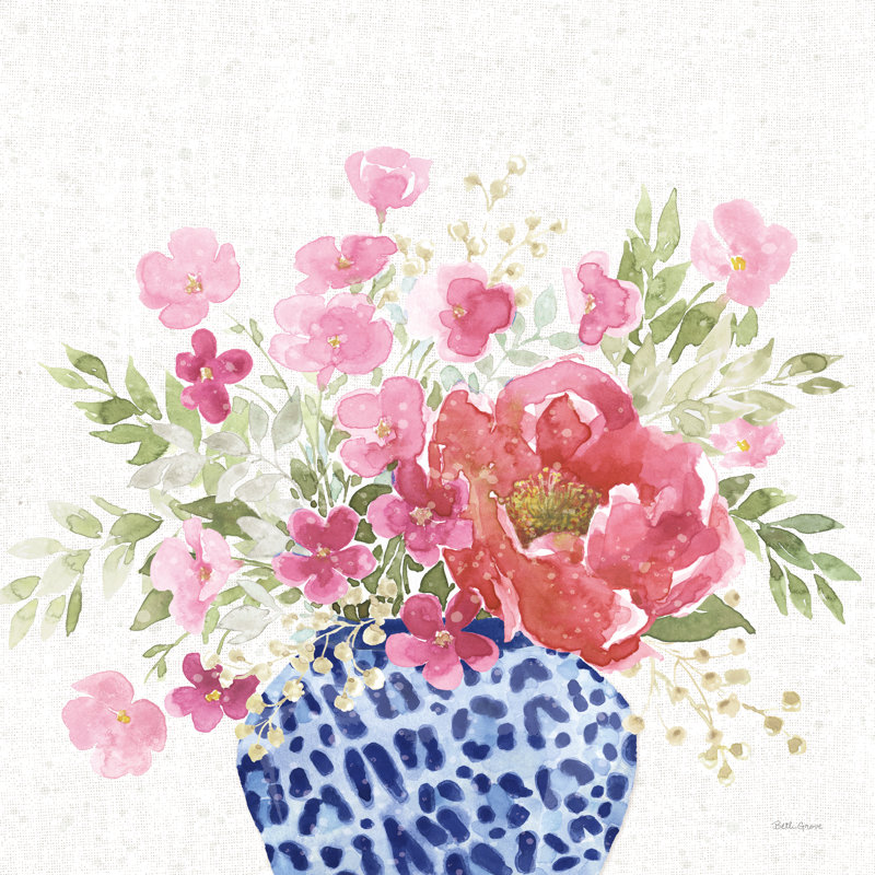 From The East V No Words by Beth Grove - Wrapped Canvas Painting, 30cm H x 30cm W x 3.8cm D