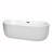 Juliette 71'' x 31.5'' Freestanding Soaking Acrylic Bathtub-50480681