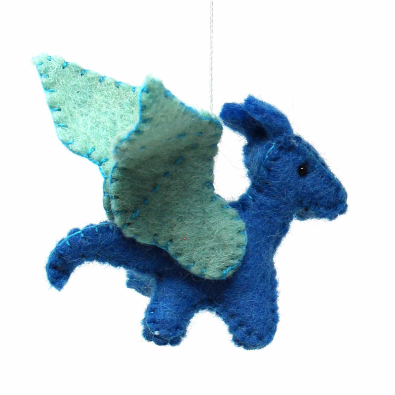 Mobile feutre dragon Cheeseman