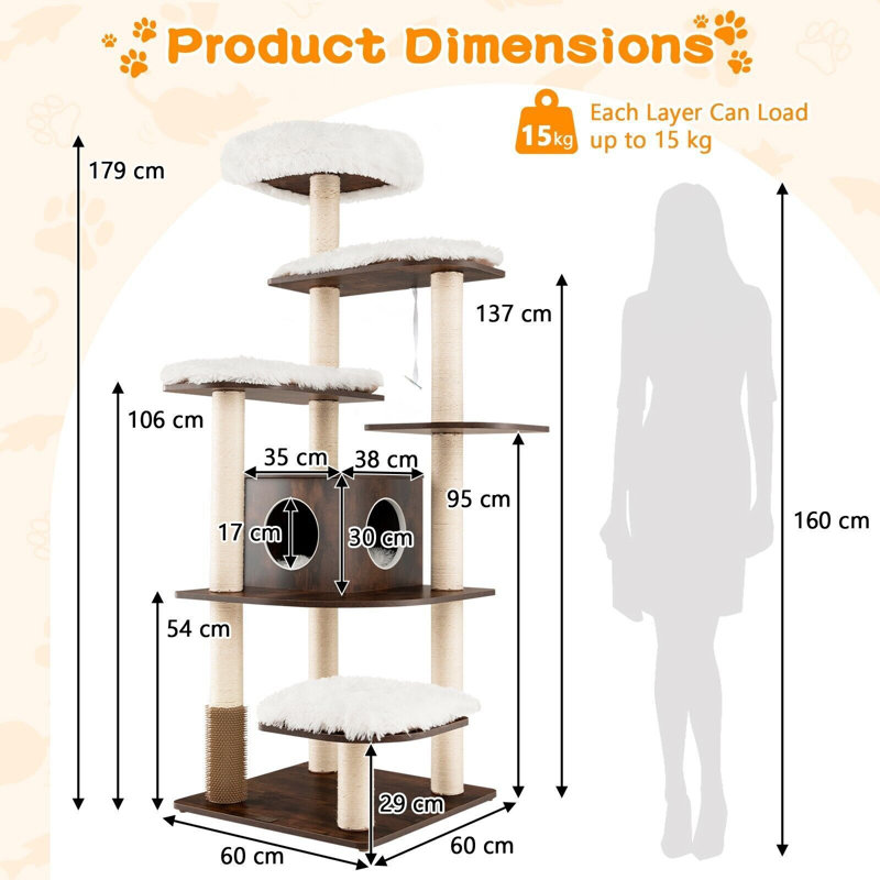 Tula 176cm H Cat Tree