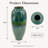 Blue and Green Reactive Glaze Ceramic Vase
