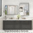 Lunara 1.18" Deep Rounded Corner Rectangular Bathroom Wall Mirror with Premium Tempered Glass & Aluminum Alloy Framed-681452006-681085382