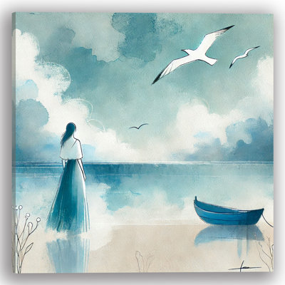 Art mural sur toile Reflection Seaside Moment