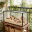 Cage pour petits animaux, grande cage en acrylique pour hamster, cage pour cochon d'Inde