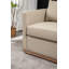 Fauteuil pivotant en cuir véritable Azib-88419620