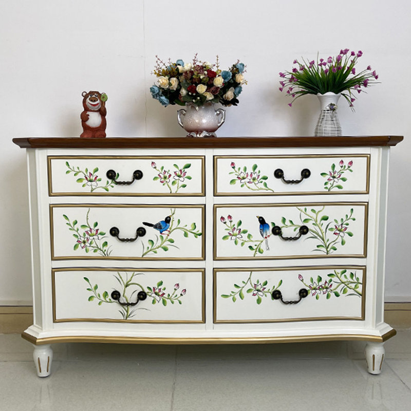 Solid wood multi-functional decorative cabinet