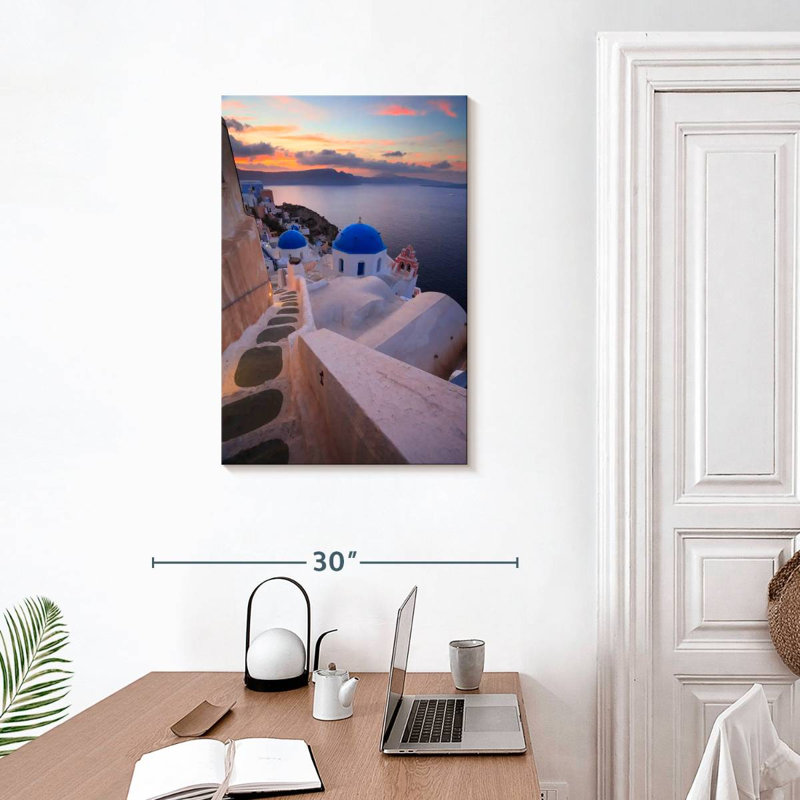 Hannes Santorini Staircase, 30" H x 20" W