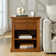 Wadeeah Traditional Nightstand With Built-In Power Station And LED Light Strip