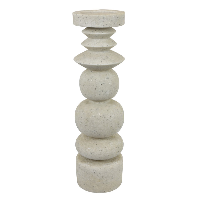 Porte-bougie Josi, 18 po, 18" H x 5" W x 5.25" D, White