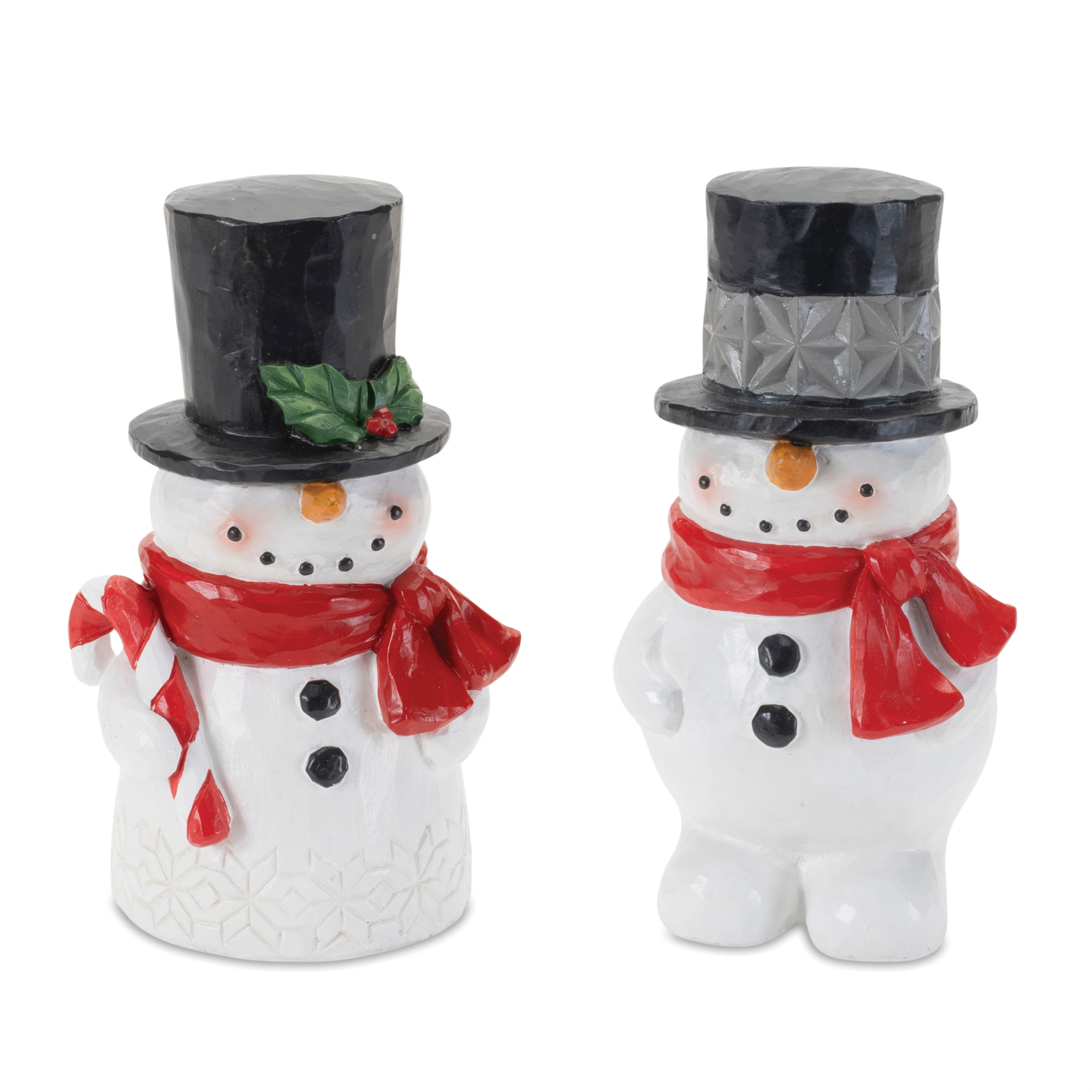 The Holiday Aisle® Winter Snowman Figurine (Set of 2) | Wayfair