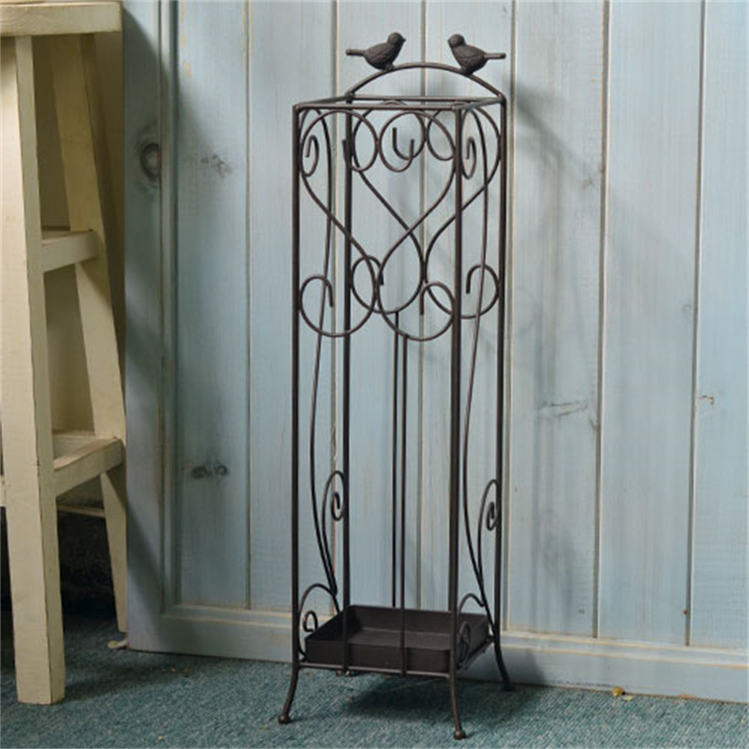 Lark Manor Maliana Metal Freestanding Umbrella Stand Wayfair