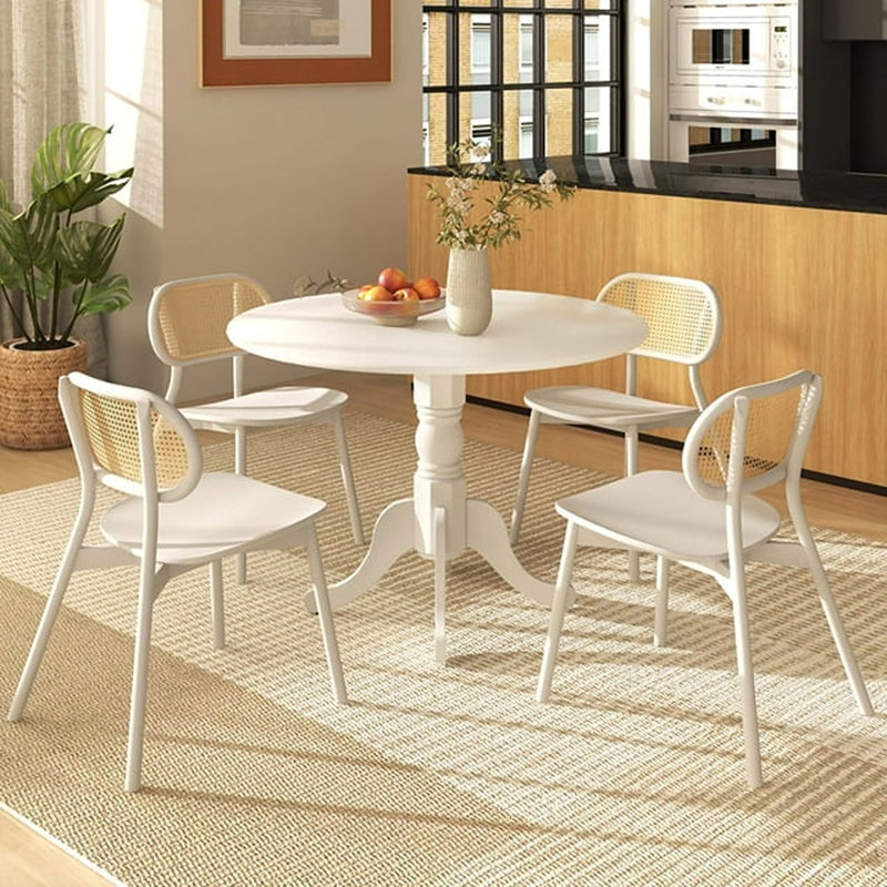 Cliftina ronde 40 po, Blanc, Blanc
