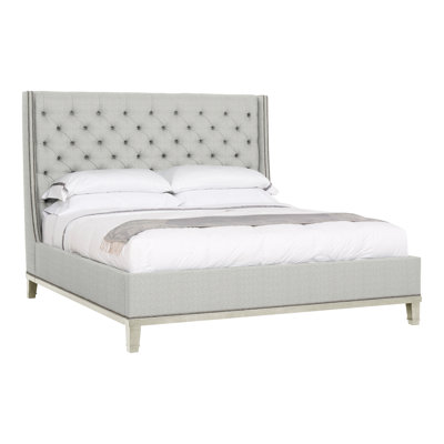 Michael Weiss California King Tufted Upholstered Panel Bed