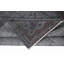 Tapis turc contemporain fabriqué à la main de 5,2 x 8,8 pi dans des tons de gris ombré et de brun